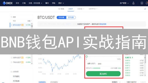 BNB钱包API实战指南：解锁数字资产自动化交易！