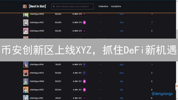 币安创新区上线XYZ，抓住DeFi新机遇？短期暴涨还是长期价值投资？